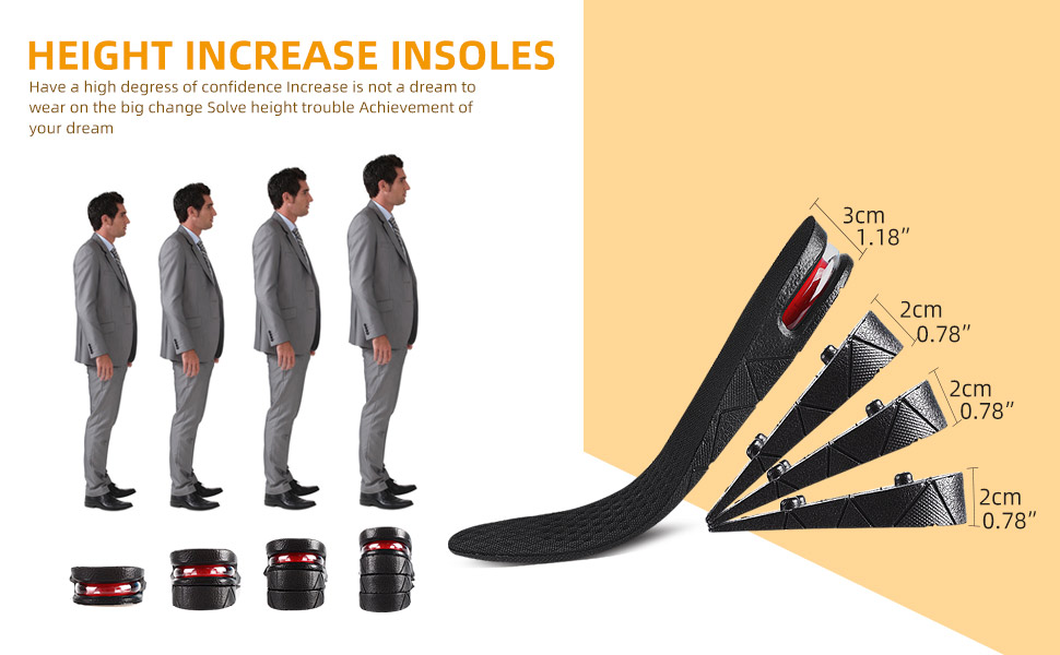 Height increase insole