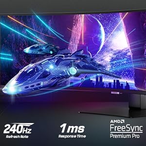 Gaming monitor 240hz 1ms curved odyssey gaming