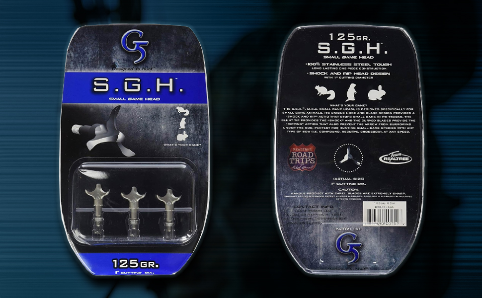 g6 outdoors SMALL GAME HEAD