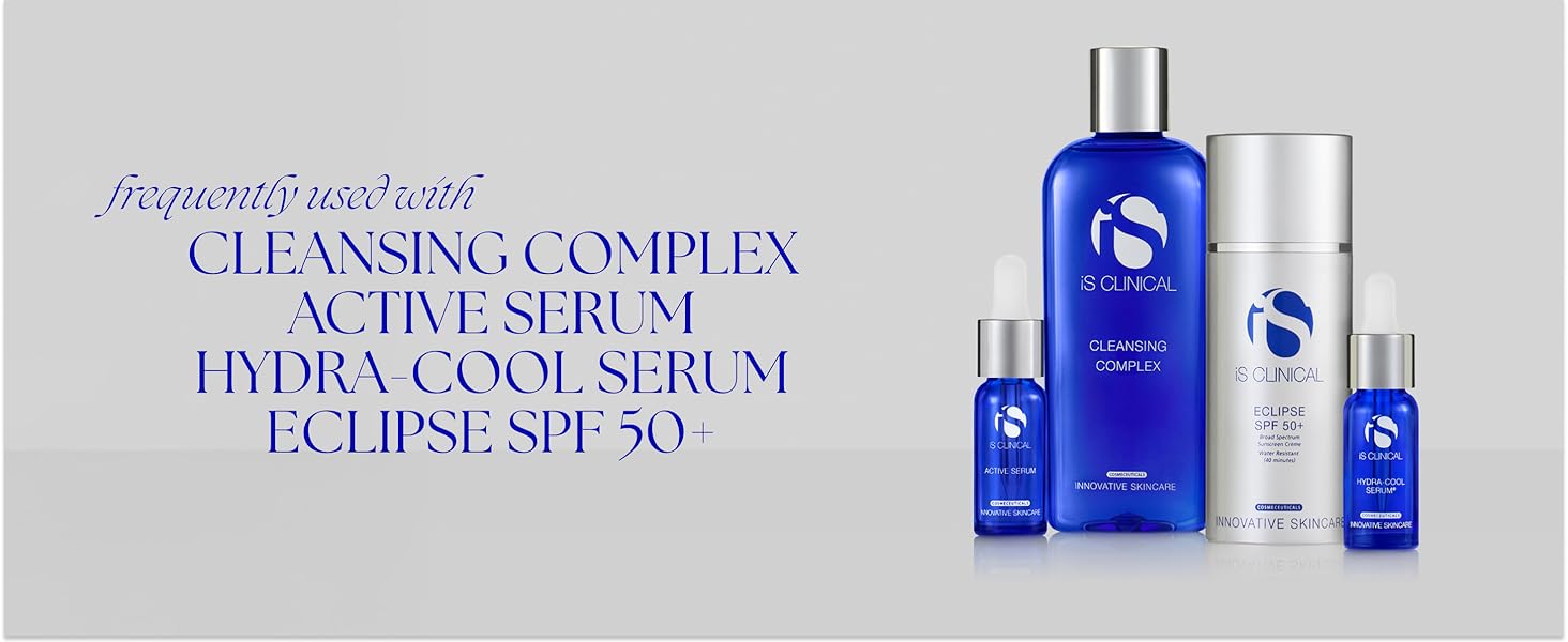 frequently used with cleansing complex active serum hydra-cool serum eclipse spf 50