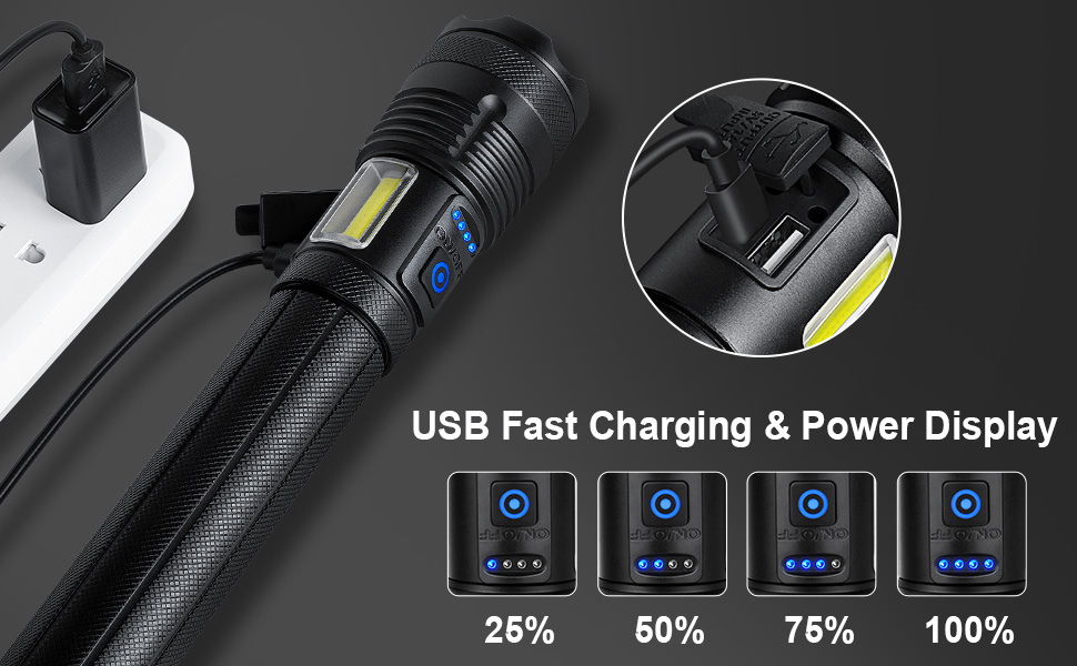 rechargeable flashlights