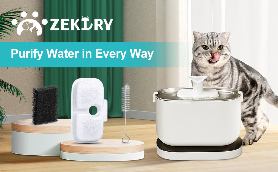 4 Pack Replacement Filters for 2.5L/84oz Dockstream Cat