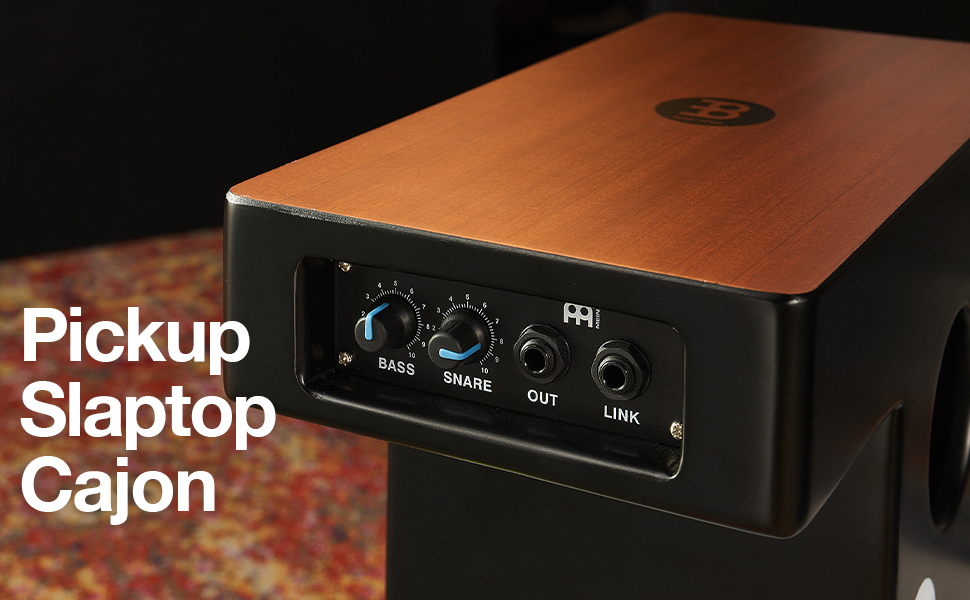 Meinl Pickup Slaptop Cajon Box Drum with Internal Snares