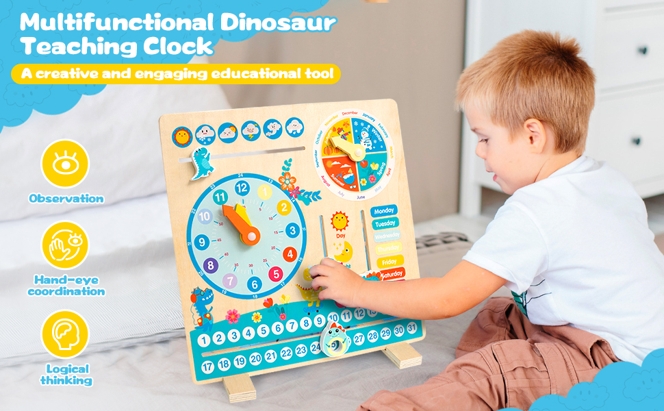 Horloge D'enseignement Horloge Enfant Horloge Jouet Apprentissage Horloge  Temps Outils Pédagogiques 2 Pcs/pack Apprentissage Créatif Horloge Modèle  Sciences Aides 