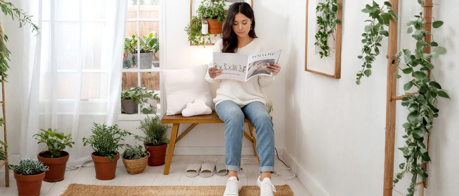 Farmhouse Wooden Bench