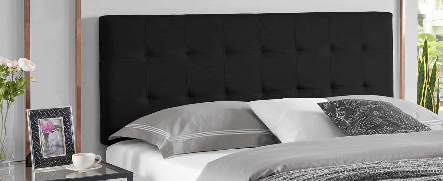 Jessenia Headboards for Full Size Bed, Upholstered Tufted