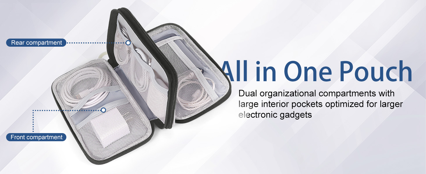 Travel Cable Organizer Pouch