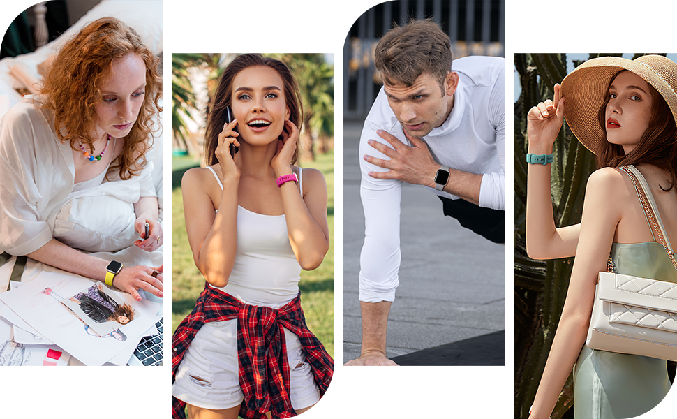 silicone bands compatible with apple watch 