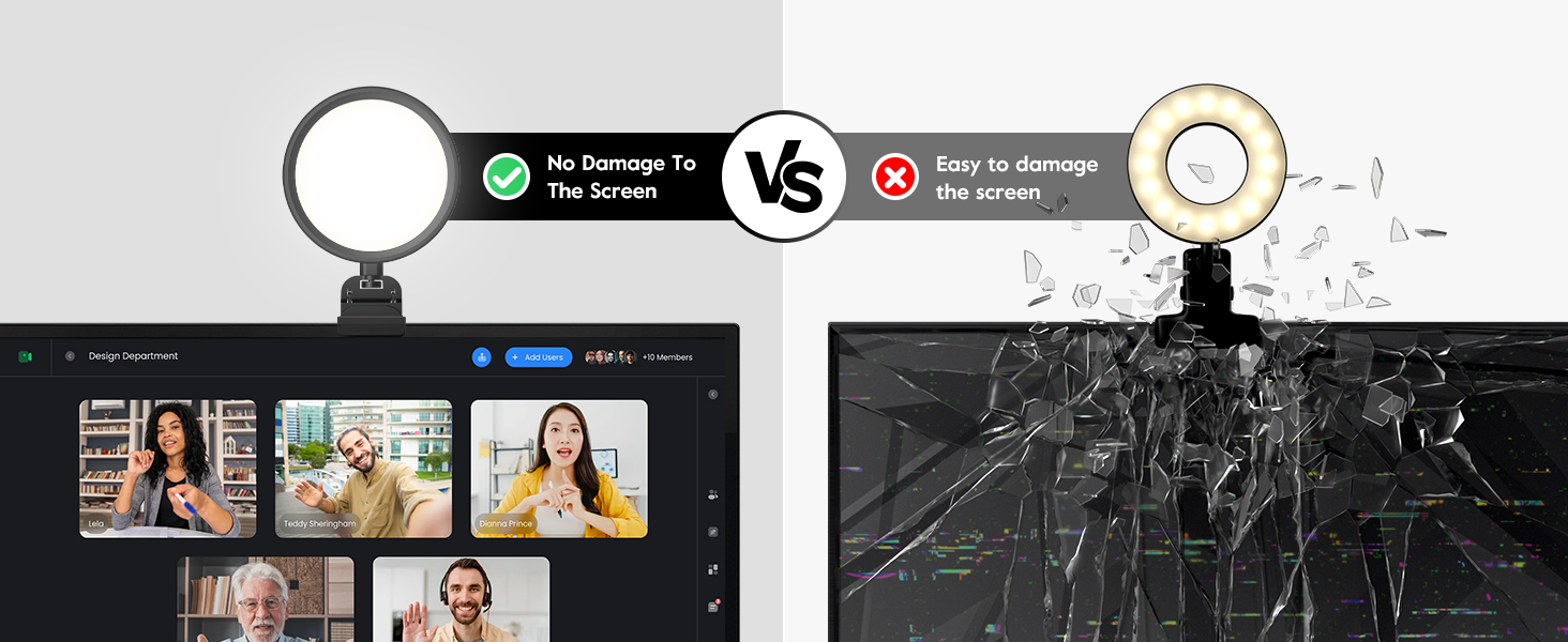desk light for video calls