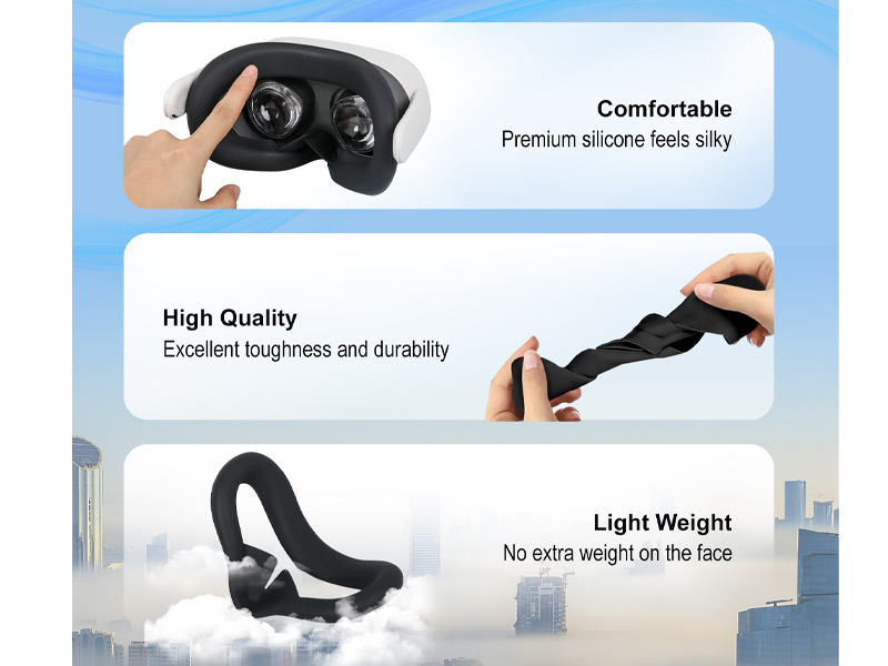 Amazon | YipuVR シリコーンフェイスカバーは、Meta Quest 3S
