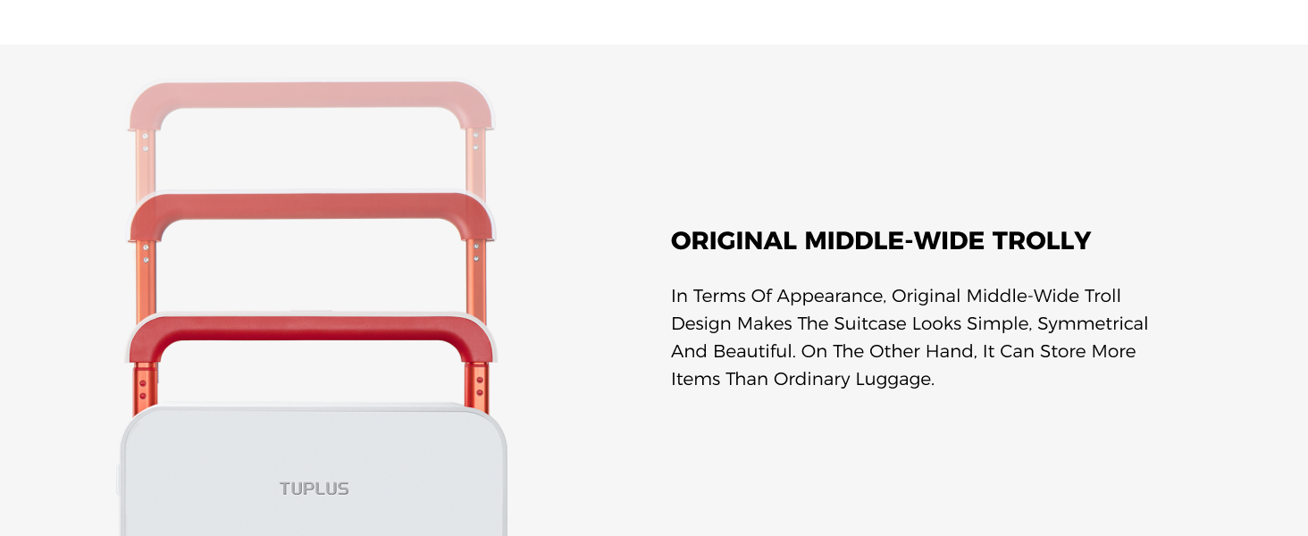 TUPLUS BALANCE Hardside Luggage with Double Spinner Wheels, USB Charging Port, Carry-On 20-Inch, Quiet, TSA Lock Suitcase 36 BALANCE