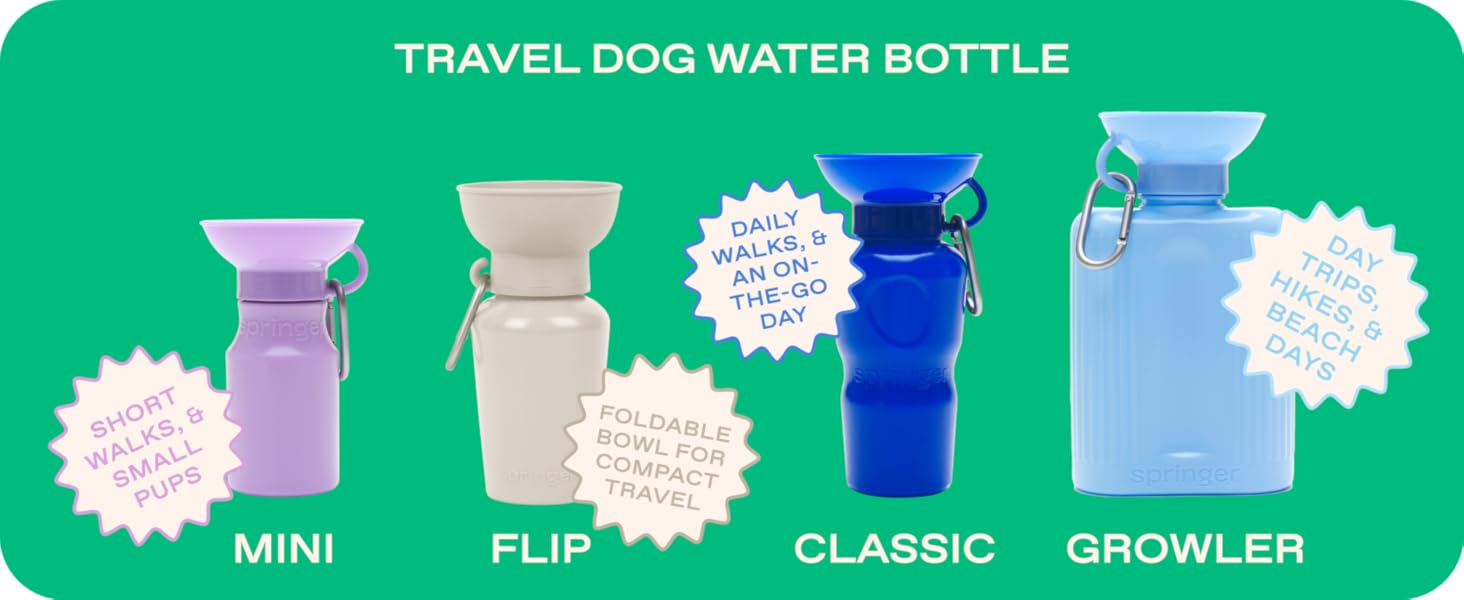 Travel Dog Water Bottle