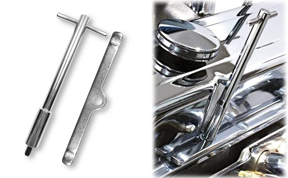 Baiann Valve Cover TBar Set of W/Chrome Valve Spreaders