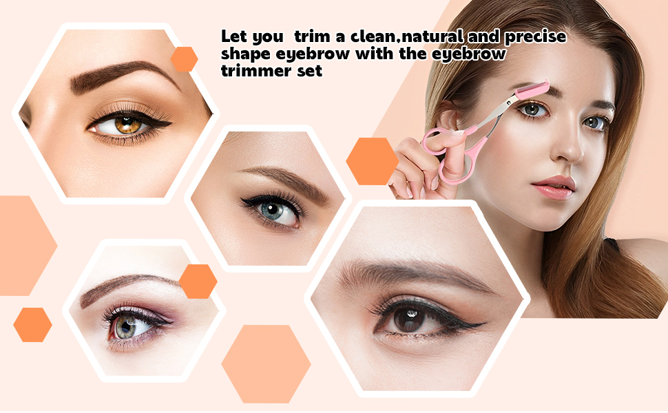 eyebrow razor small scissors beauty eye brow trimmer for men eyebrow scissors for women
