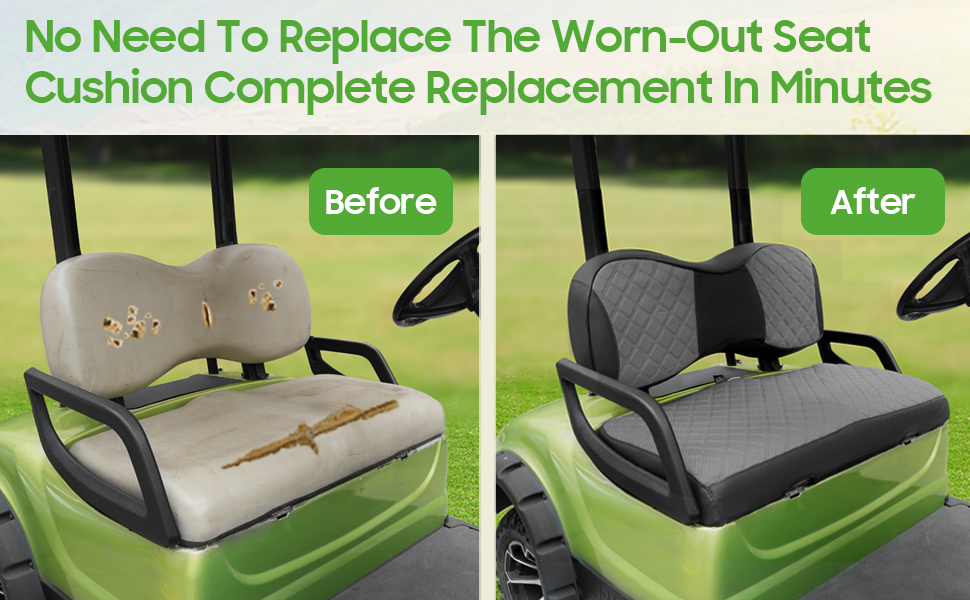 10L0L Golf Cart Seat Cover for Yamaha G29 Seat Cover