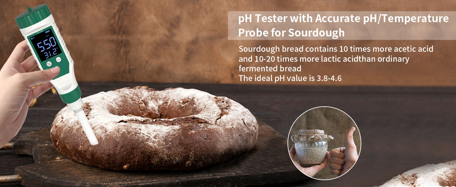 pH Meter for Sourdough Breadmaking