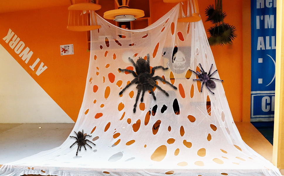 AKEROCK Giant Spider s Halloween Decorations Outdoor