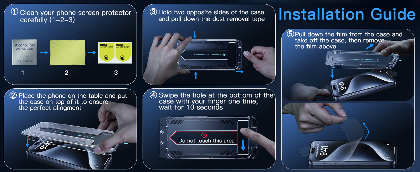 iphone screen protector installation guide