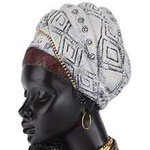 mother and son statues and figurines african american