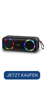 Defender Bluetooth Lautsprecher Q1 Tragbar, Musikbox mit RGB-LED-Licht ...