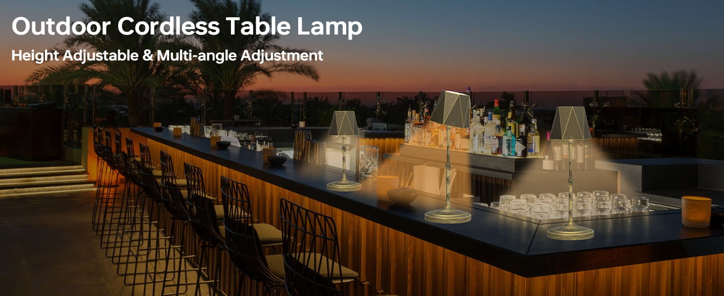Outdoor  Cordless  Table Lamp