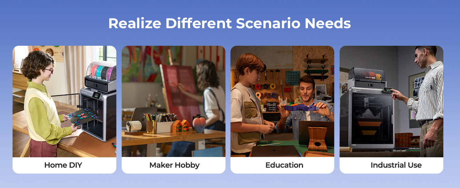 3D Printer Filament, Neatly Wound PLA Filament 1.75mm 1kg Spool (2.2lbs), High-Speed Printing, Dimensional Accuracy ±0.02mm, Strong Toughness & No Warping, Fit Most FDM 3D Printers,Yellow 22 Realize Different Scenario Needs