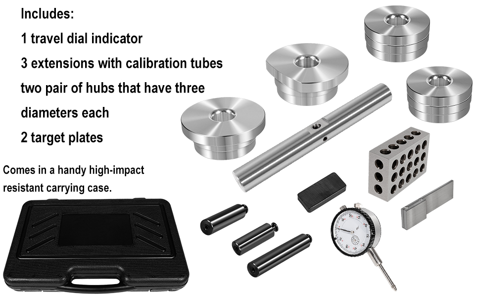 Differential Pinion Depth Gauge Checker Tool Kit Fit For GM 1014 Bolt, Ford 7.5'' 8