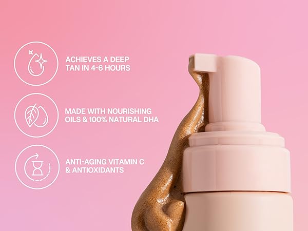 self tanning mousse, dark self tan, ultra dark self tan, tan foaming mousse, fake tan, self tanner