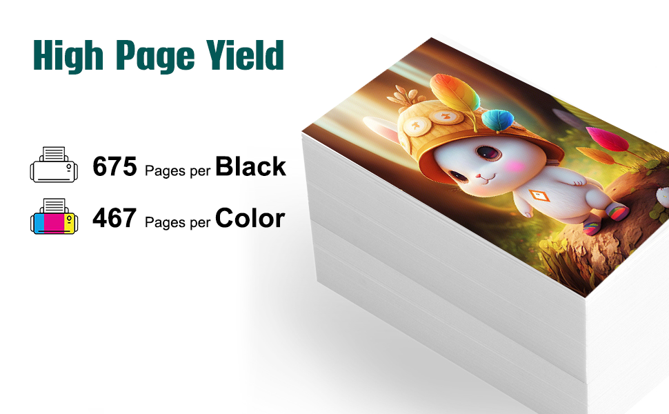 65 xl black ink cartridge for hp printers