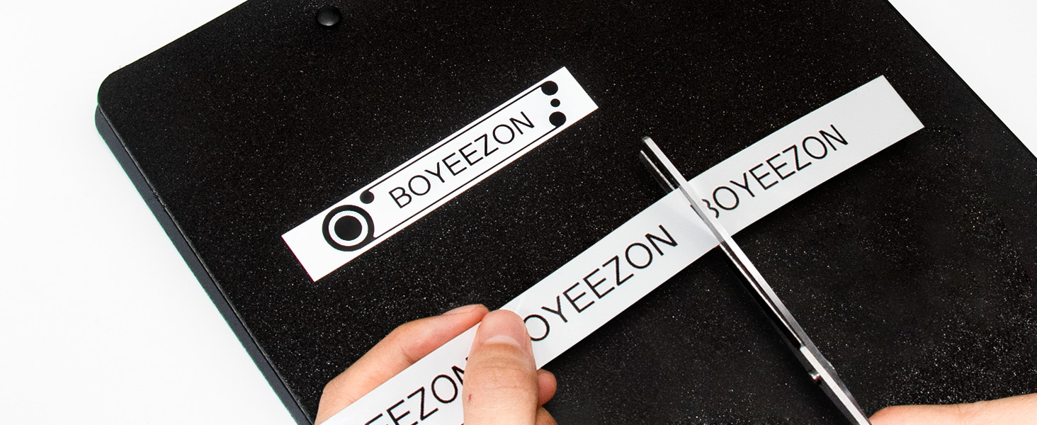 BOYEEZON 6Pack P Touch 18mm Label Maker Tape Replacement