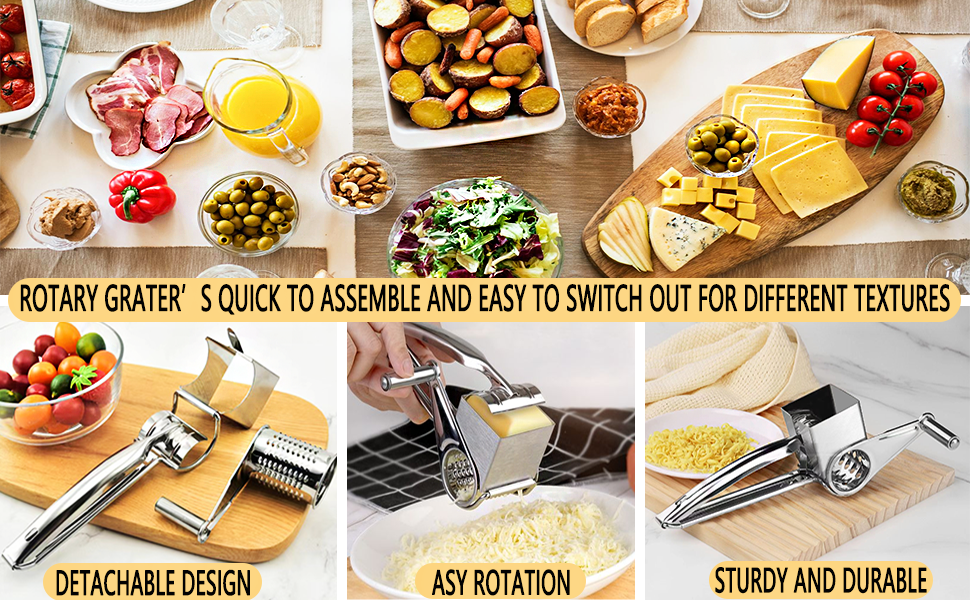 parmesan cheese grater rotary cheese grater