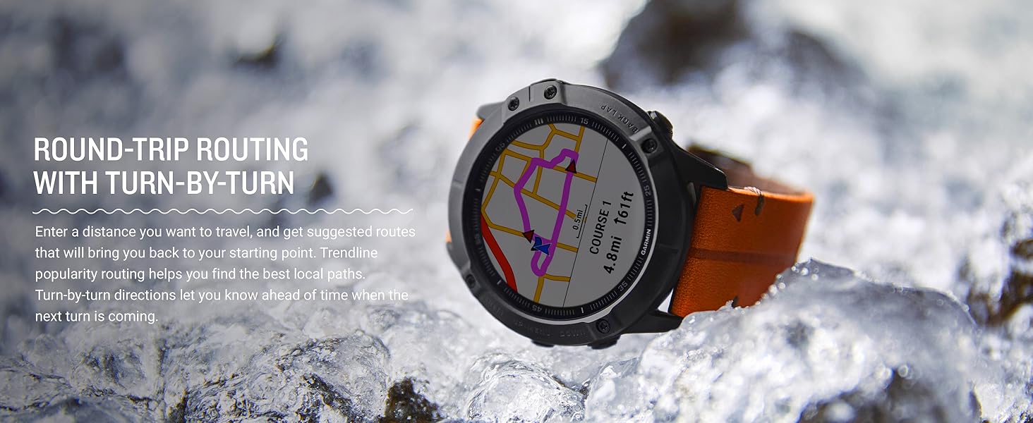 Garmin Fenix 6X Pro Solar, Premium Multisport GPS Watch with Solar