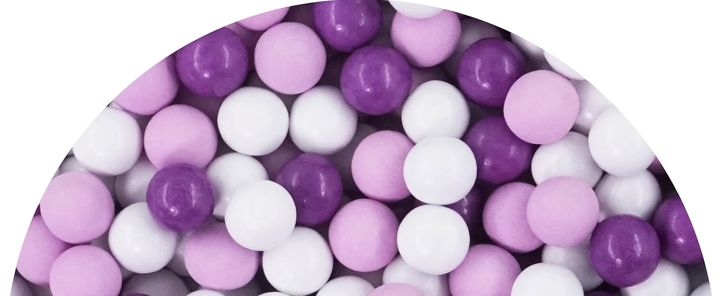 EinsSein Small White-Purple shine Chocolate Balls