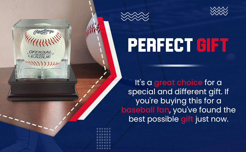 UV Single Baseball Display Case, Holder UV