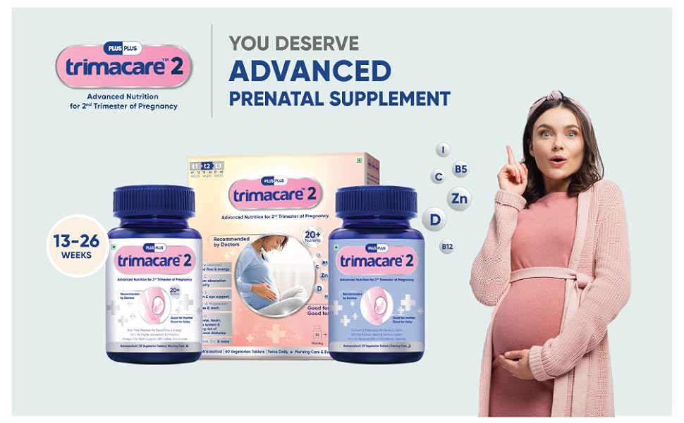 Trimacare™ 220+ Prenatal MultiVitamins for Pregnancy iron+calcium