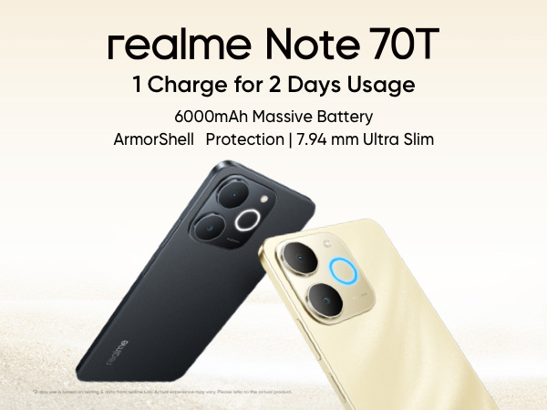 Amazon.com: realme Note 70T 4G Smartphone 4+64GB, 6.75 inch Screen