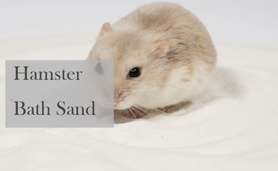 MUYG Hamster Bath Sand Cleaning Potty Litter Sand