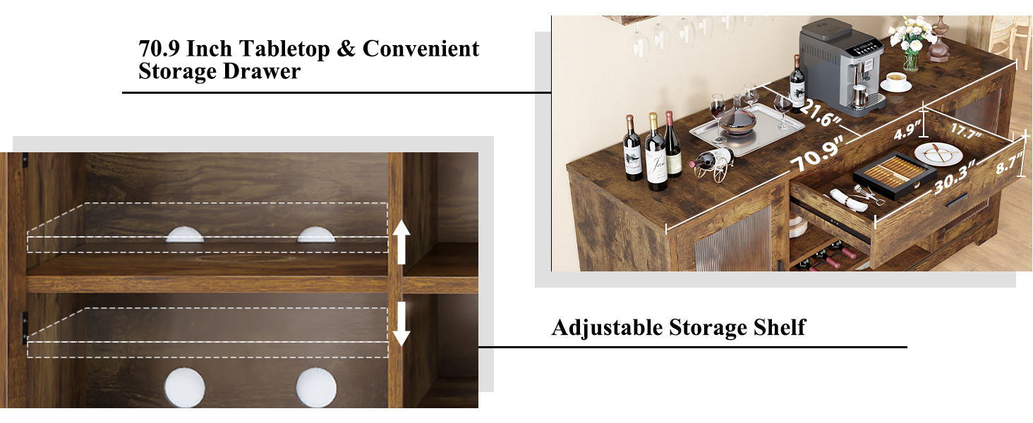 bar cabinet with wine fridge