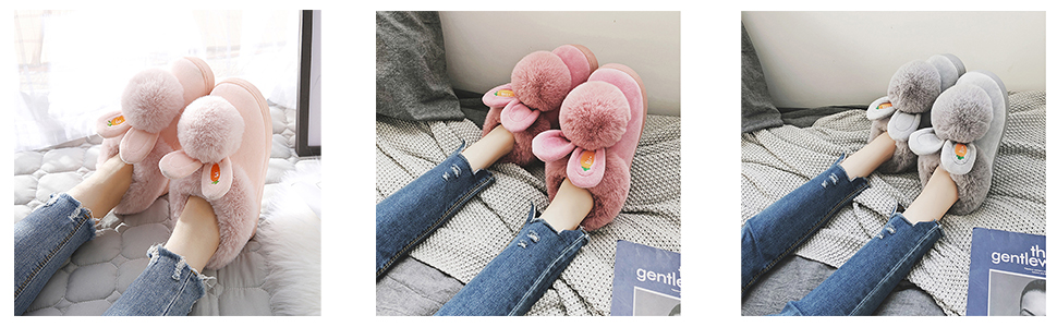 girls bunny slippers