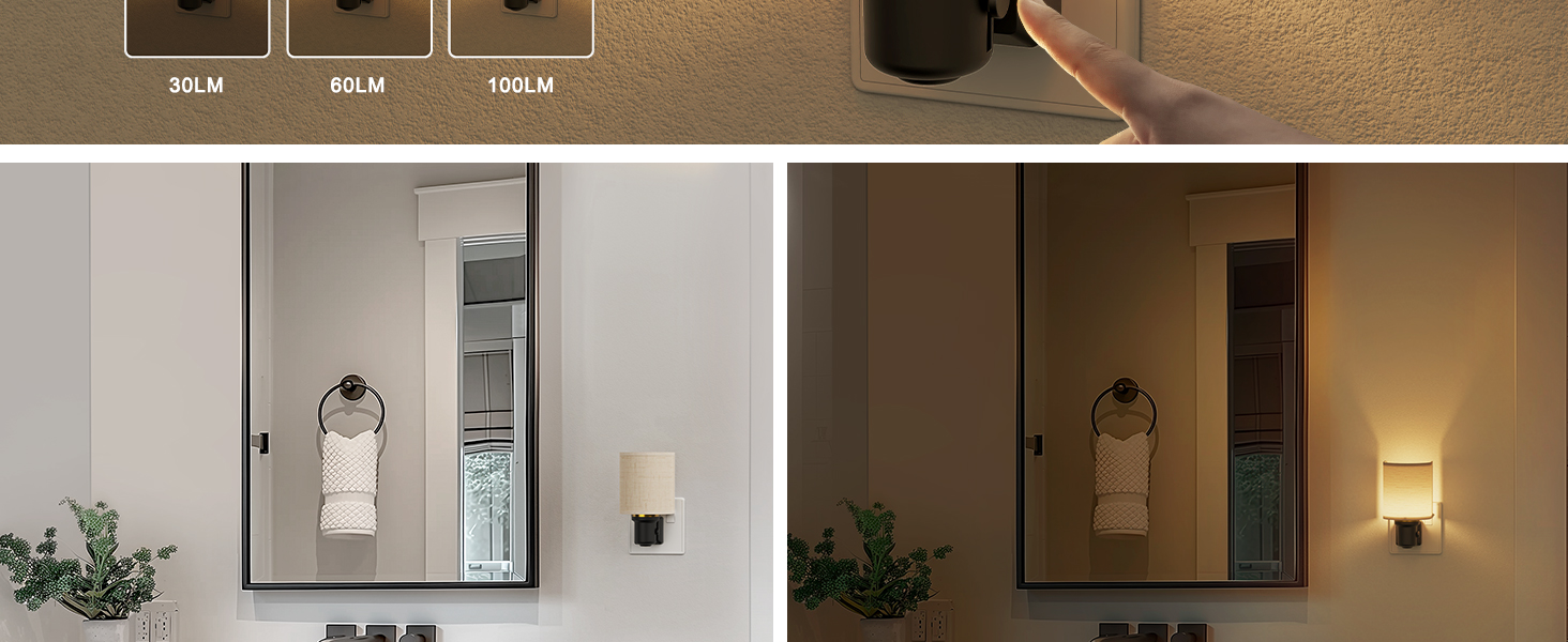 Night Light Plug in Wall