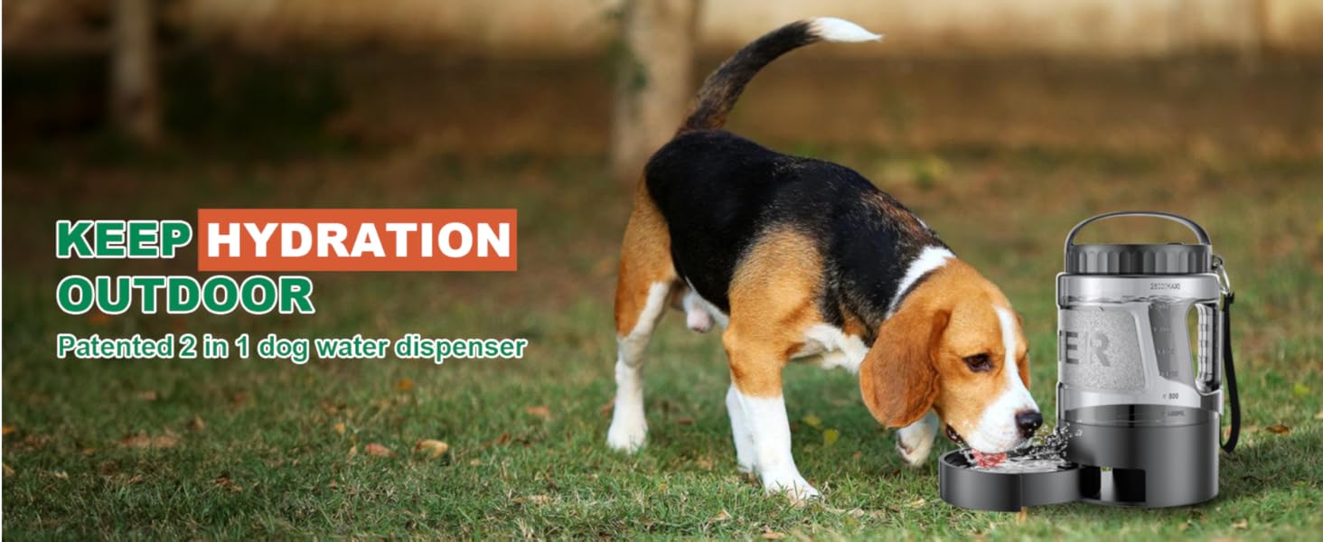 dog water fountain for large dogs travel water bowl for dogs dog water bowl no spill portable hiking