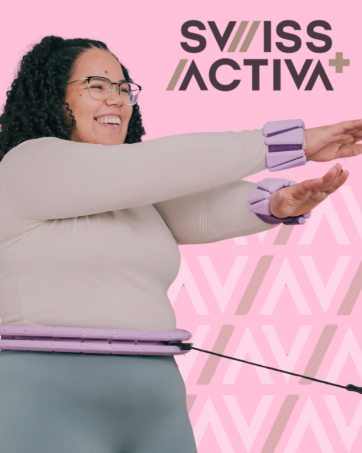 Swiss Activa+ 3lb Dumbbell Set of 2 for Women - Home Gym Workout Equipment+ best at home workout equipment and strength training equipment with Comfort Grip Handles. 19 ankle weights weighted bracelets ankle and wrist weights SwissActiva+ home workouts fitness