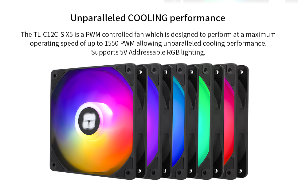 Amazon.com: Thermalright TL-C12C-S X5 CPU Air Fan, 120mm Silent ...