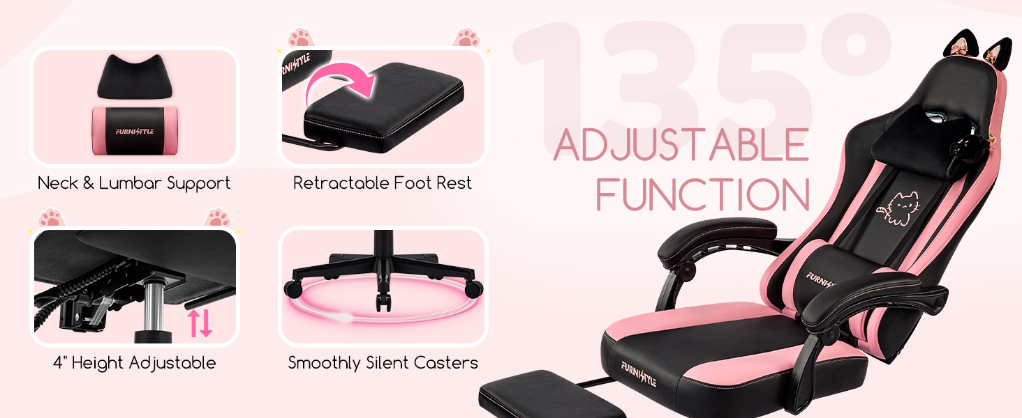 adjustable gaming chair
