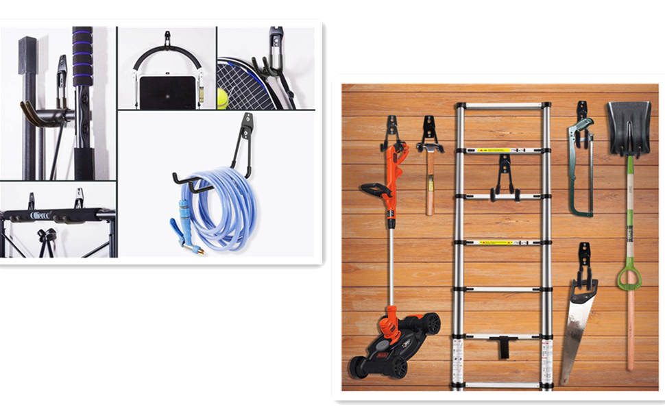 Garage Hooks,Steel Heavy Duty Garage Storage Hooks for Organizing Power
