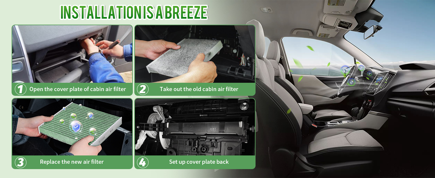 Cartist CF10285 HEPA Cabin Air Filter Fits for Toyota Camry