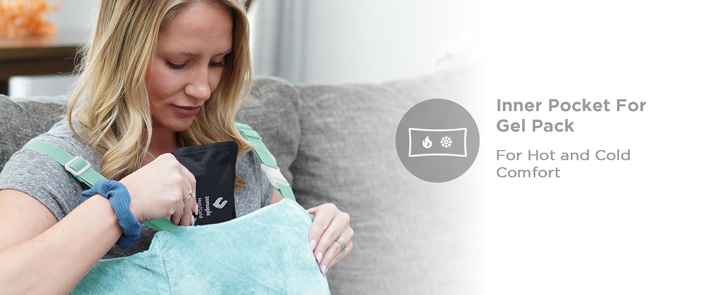 Zomaple Mastectomy Pillow Post Surgery Pillow, Breast