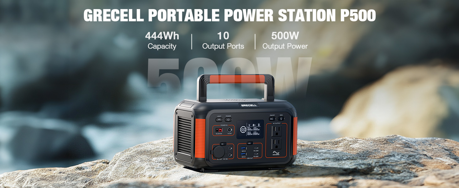 Peak 1000W Power Station Portable Solar Generator for