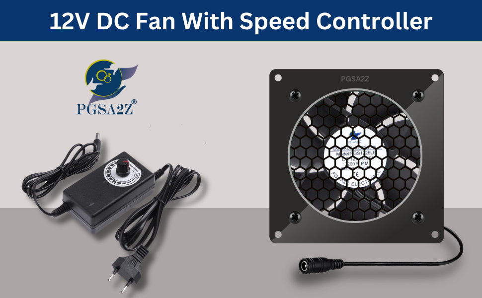 80mm AC Plug Fan, Adjustable Speed Controller, PC fan, Doorway 