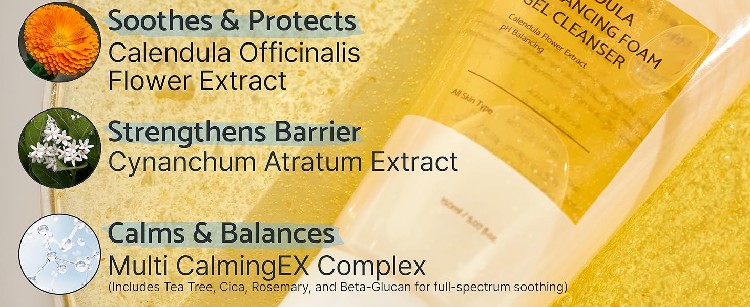 Skin Barrier Strengthening Booster Support Makeup Remover Facial Face Wash Hydrating K-beauty Skin